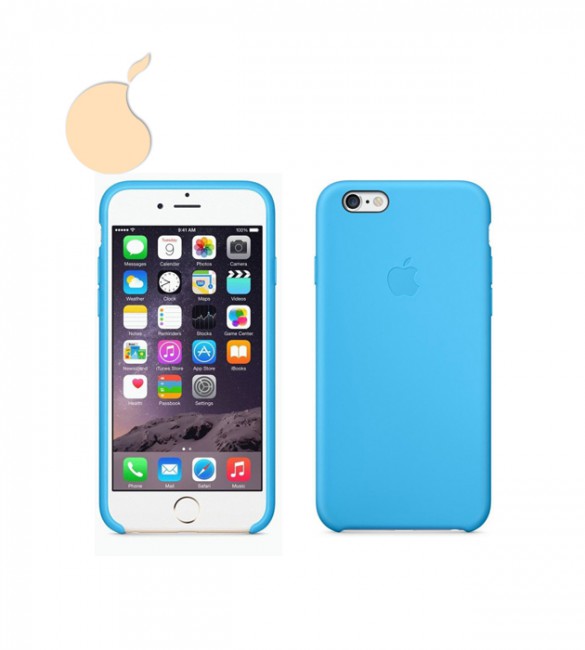 Силиконовый чехол Apple Silicone Case iPhone 6 / 6S BLUE