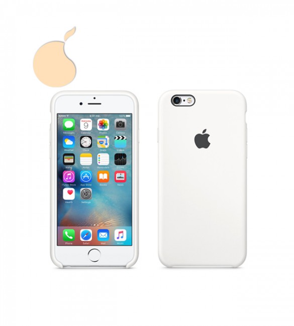 Силиконовый чехол Apple Silicone Case iPhone 6 / 6S WHITE