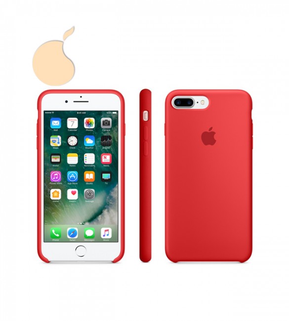 Силиконовый чехол Apple Silicone Case iPhone 8 Plus / 7 Plus - RED (PRODUCT)