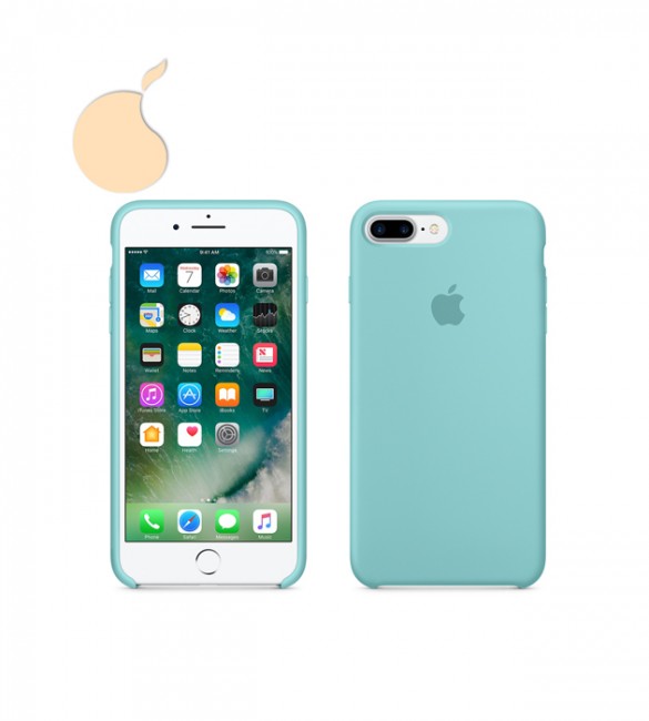 Силиконовый чехол Apple Silicone Case iPhone 8 Plus / 7 Plus - SEA BLUE