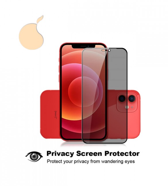 Защитное Анти-шпион 5D Privacy стекло iPhone 12 / 12 Pro