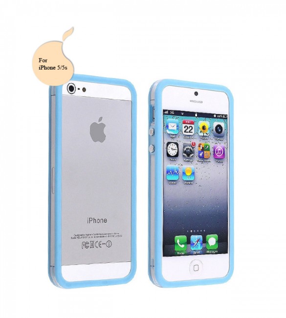 Бампер iPhone 5/5s (Голубой)